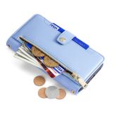 Peňaženkové kožené puzdro Lite Sheep Texture na Huawei Nova 11 – Modrá