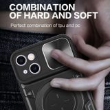 Ochranný kryt CD Texture Camshield na iPhone 15 Plus - Čierna