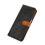 Peňaženkové kožené puzdro KHAZNEH na Oppo A58 5G - Čierna