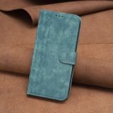 Peňaženkové kožené puzdro Plaid na Samsung Galaxy A24 - Zelená