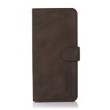 Peňaženkové kožené puzdro KHAZNEH Matte na Xiaomi 14 Pro - Hnedá