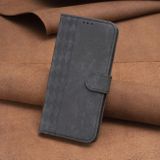 Peňaženkové kožené puzdro Global Plaid na Xiaomi Redmi Note 13 4G - Čierna