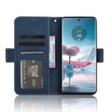 Peňaženkové kožené puzdro Calf Slots na Motorola Edge 40 Neo - Modrá
