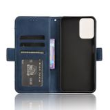 Peňaženkové kožené puzdro Calf na Motorola Moto G34 5G - Modrá