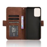 Peňaženkové kožené puzdro Calf na Motorola Moto G34 5G - Hnedá
