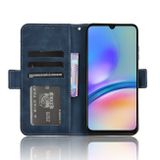 Peňaženkové kožené puzdro Skin Feel Calf na Samsung Galaxy A05s - Modrá