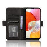 Peňaženkové kožené puzdro Skin Feel na Galaxy A15 4G/ 5G - Čierna