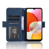 Peňaženkové kožené puzdro Skin Feel na Galaxy A15 4G/ 5G - Modrá