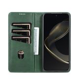 Peňaženkové kožené puzdro AZNS Magnetic na Huawei Nova 11 – Tmavo zelená