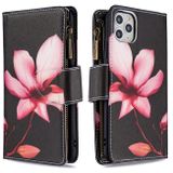Peňaženkové kožené pouzdro na iPhone 11 Pro Max Retro - Lotus