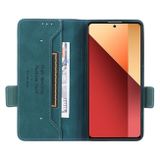 Peňaženkové kožené puzdro Clasp na Xiaomi Redmi Note 13 Pro 4G - Zelená