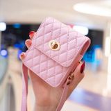 Peňaženkové kožené puzdro Diamond na Samsung Galaxy Z Flip 5/ Z Flip 4 - Ružová