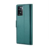 Peňaženkové kožené puzdro CaseMe Global Litchi na Oppo A57 / A57s - Zelená