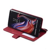 Peňaženkové Kožené puzdro SKEEN FEEL na Samsung Galaxy Note 9- Červená