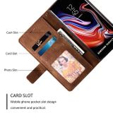 Peňaženkové Kožené puzdro SKEEN FEEL na Samsung Galaxy Note 9- Hnedá
