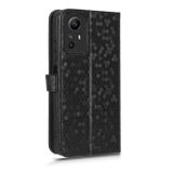 Peňaženkové kožené puzdro Honeycomb na Xiaomi Redmi Note 12S - Čierna