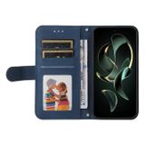 Peňaženkové kožené puzdro Life Tree na Xiaomi 13T / 13T Pro - Modrá