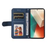 Peňaženkové kožené puzdro Global Life Tree na Xiaomi Redmi Note 13 - Modrá
