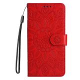 Peňaženkové puzdro Sunflower na Xiaomi Redmi Note 13 Pro+ - Červená