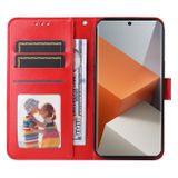 Peňaženkové puzdro Sunflower na Xiaomi Redmi Note 13 Pro+ - Červená