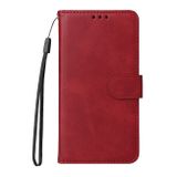 Peňaženkové kožené puzdro Global Classic na Xiaomi Redmi Note 13 Pro - Červená
