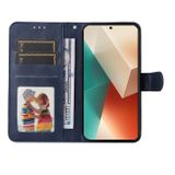 Peňaženkové kožené puzdro Global Classic na Xiaomi Redmi Note 13 - Modrá