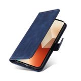 Peňaženkové kožené puzdro Global Classic na Xiaomi Redmi Note 13 - Modrá