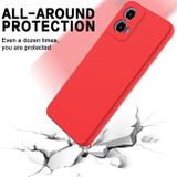 Gumený kryt Silicone na Motorola Moto G34 5G - Červená