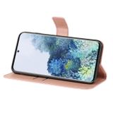Peňaženkové kožené puzdro na Samsung Galaxy A31 - Ružovozlatý