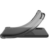 Gumený kryt IMAK na Samsung Galaxy A71 5G - Priesvitný čierny