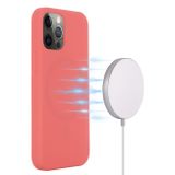Gumený kryt Shockrpoof na iPhone 15 Pro - Ružovo oranžová