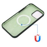 Gumený kryt Shockproof Magsafe na iPhone 15 Plus - Tmavo zelená