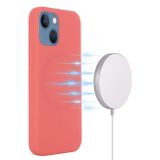 Gumený kryt Shockrpoof na iPhone 15 - Ružovo oranžová