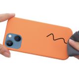Gumený kryt Shockrpoof na iPhone 15 - Zlato oranžová