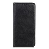 Peňaženkové kožené puzdro MAGNETIC na iPhone 15 Pro Max - Čierna