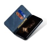 Peňaženkové kožené puzdro Denim na Honor Magic6 Pro - Modrá