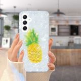 Gumený kryt Shell Pattern na Samsung Galaxy A24 - Pineapple