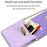 Peňaženkové kožené puzdro GKK Crocodile na Samsung Galaxy Z Flip 5 - Ružová