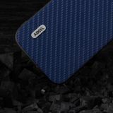 Gumený kryt ABEEL Carbon na iPhone 15 Pro Max - Tmavo Modrá