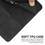 Peňaženkové kožené puzdro Splicing na Xiaomi Redmi Note 13 - Čierna