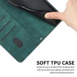 Peňaženkové kožené puzdro Stripe na Xiaomi Redmi Note 13 Pro - Zelená