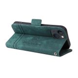 Peňaženkové kožené puzdro BETOPNICE na iPhone 15 - Zelená