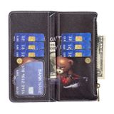 Peňaženkové kožené puzdro na iPhone 15 Pro Max - Bear