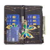 Peňaženkové kožené puzdro na iPhone 15 Pro Max - Big Butterfly