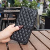 Peňaženkové kožené puzdro DIAMOND na iPhone 15 Pro Max - Čierna