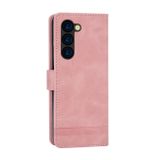 Peňaženkové kožené puzdro Dierfeng Dream na Samsung Galaxy Z Fold5 - Ružová