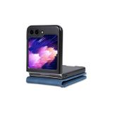 Peňaženkové kožené puzdro AZNS Dream na Samsung Galaxy Z Flip 5 - Modrá