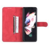 Peňaženkové kožené puzdro AZNS Dream na Samsung Galaxy Z Fold5 - Červená