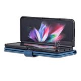 Peňaženkové kožené puzdro AZNS Dream na Samsung Galaxy Z Fold5 - Modrá