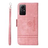 Peňaženkové kožené puzdro BETOPNICE na Xiaomi Redmi Note 12S - Ružová